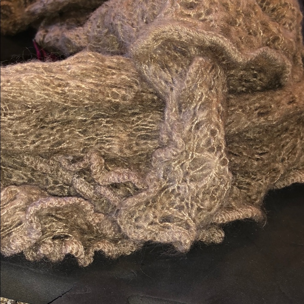 Tan/brown Love Culture scarf